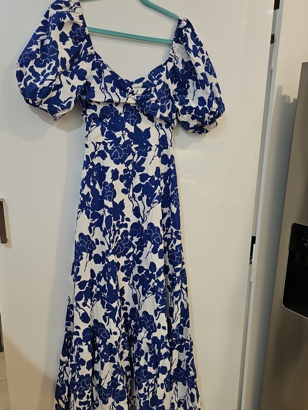 Hyacinth House FloralPuff-Sleeve Maxi Dress